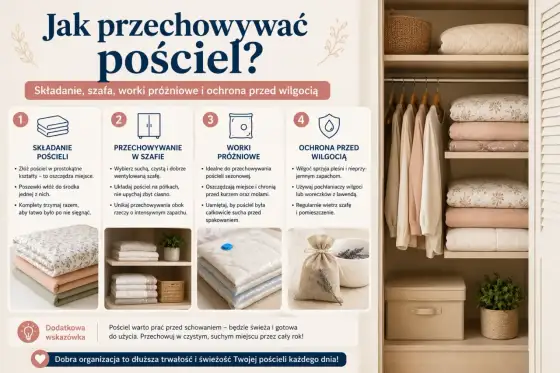Jak przechowywać pościel? Proste triki na świeżość